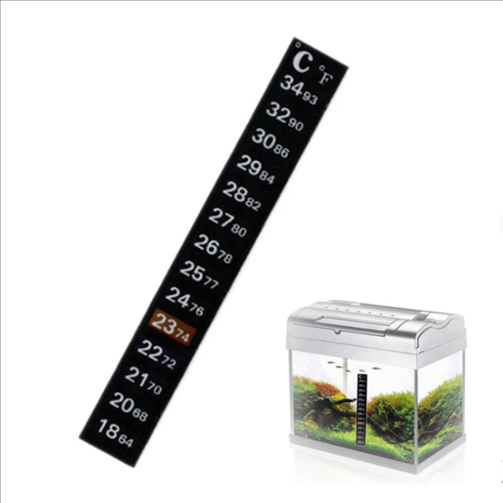 Temperature Strip Thermometer - 5Pcs/10Pcs Aquarium Fish Tank Strip Stick-on