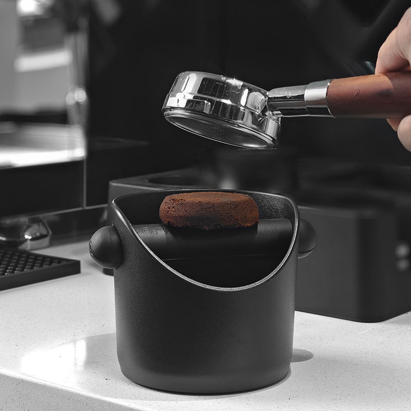 Coffee Shop Equipment - Shock-Absorbent Coffee Knock Box Anti-slip Espresso