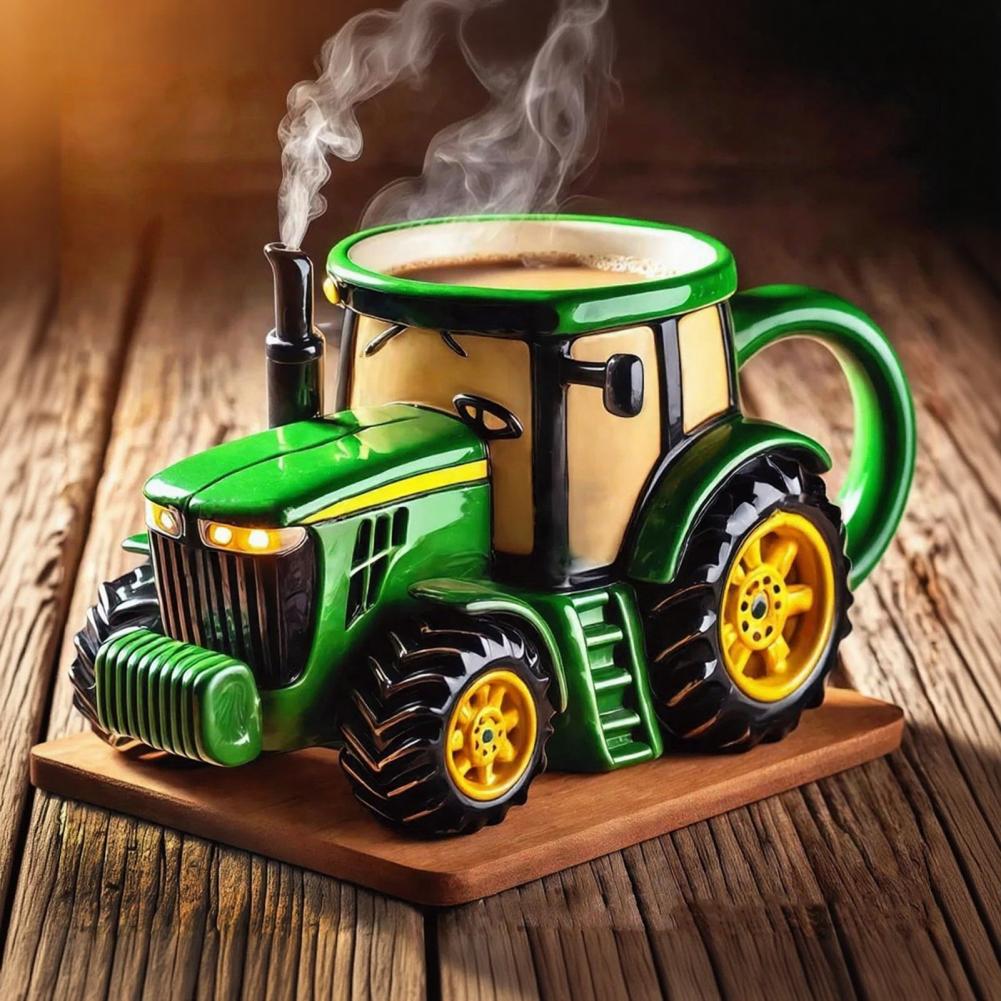 Coffee Equipment Eu - Handcrafted Tractor Coffee Mug 11 Ounces