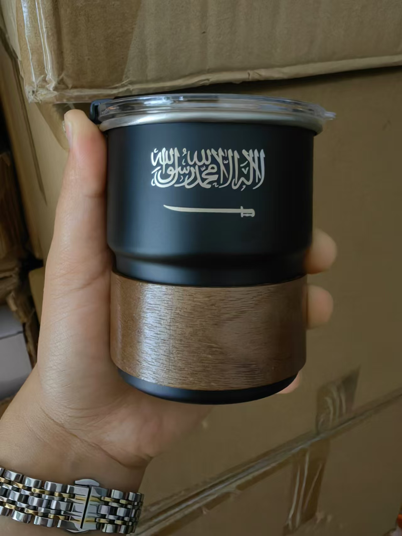 The Flag of Saudi Arabia Logo  - огляд і ціна Coffee Equipment Eu