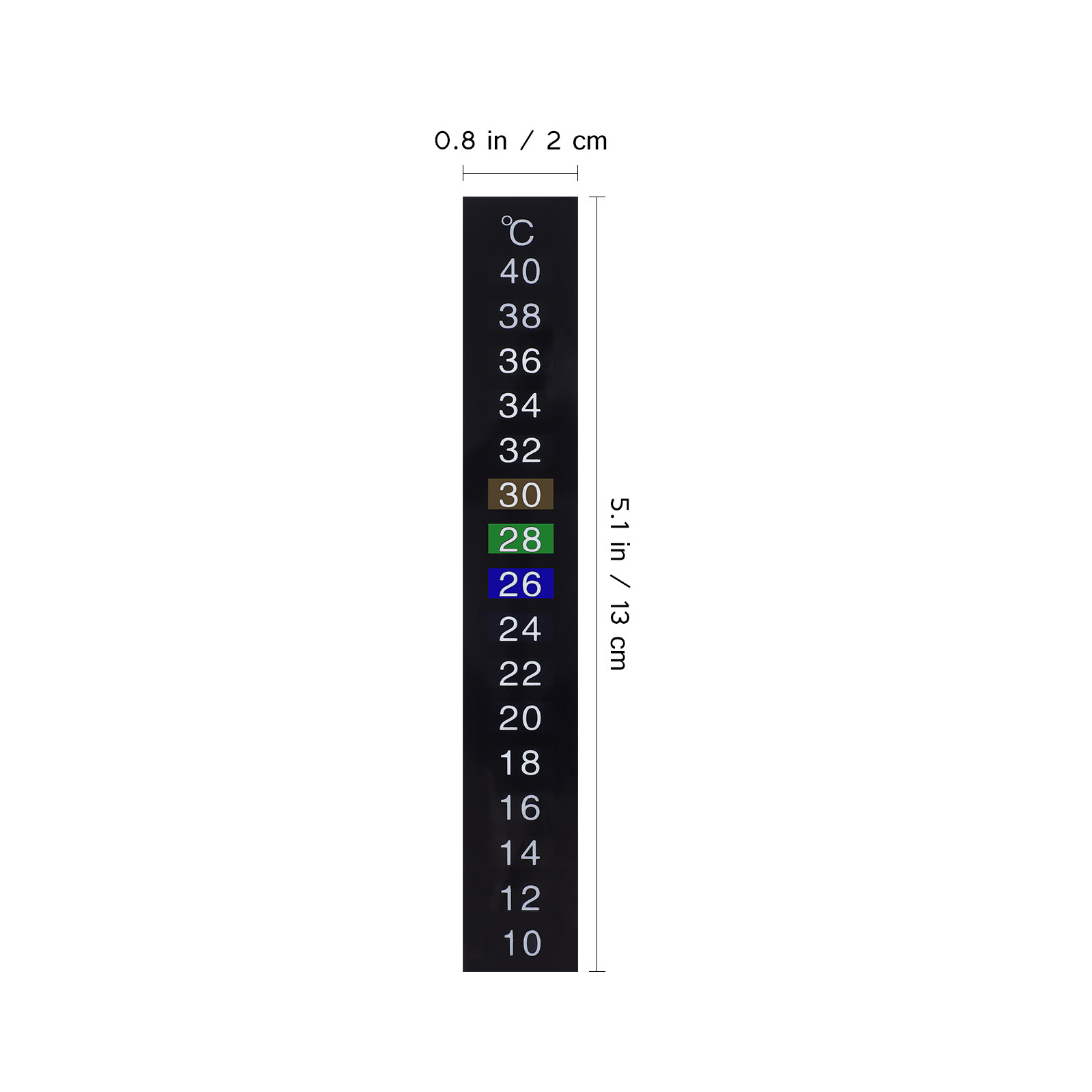 10Pcs Temperature Thermometer  - огляд і ціна Temperature Strip Thermometer