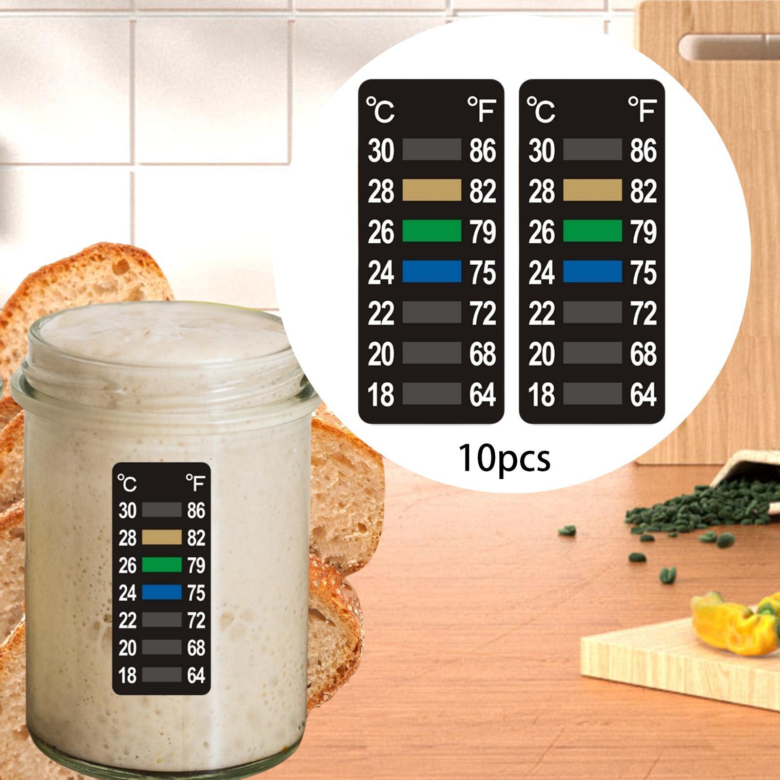 10Pcs Temperature Strips Tempe - огляд і ціна Temperature Strip Thermometer