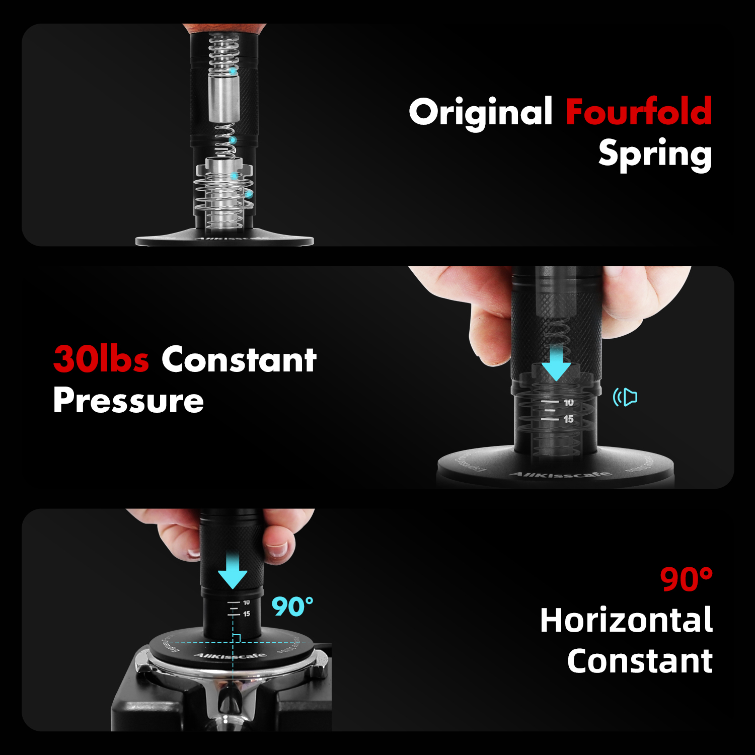 AliKisscafe Coffee Tamper Impa - огляд і ціна Coffee Shop Equipment