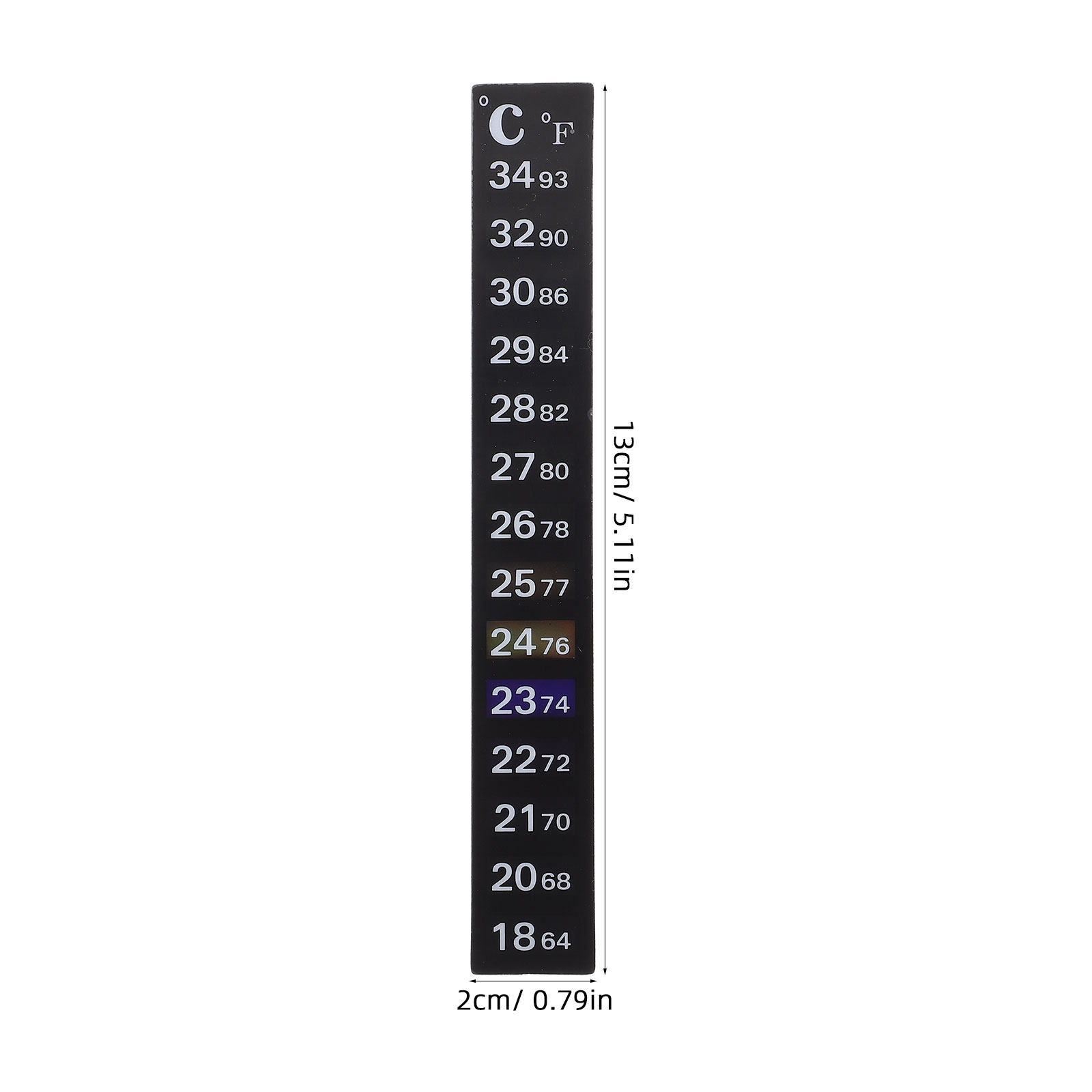 2Pcs Stick Aquarium Thermomete - огляд і ціна Temperature Strip Thermometer