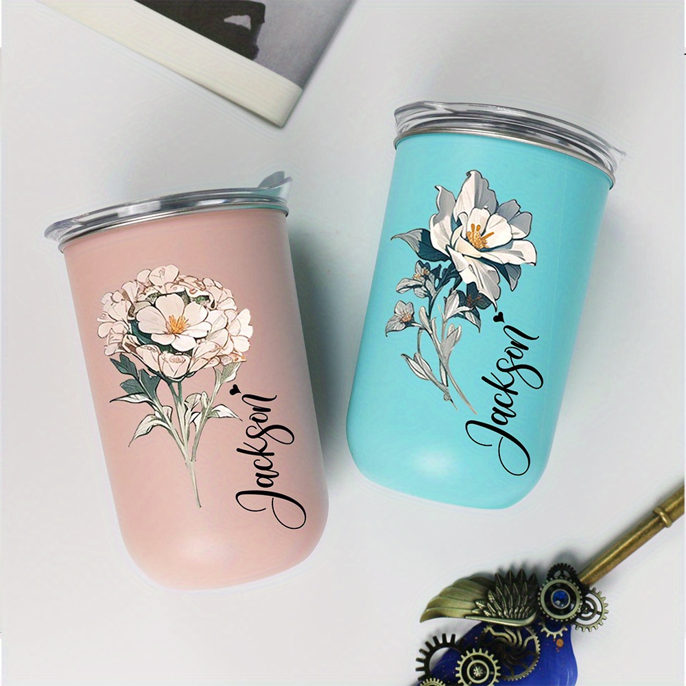 Custom Name Vintage White Flor - огляд і ціна Coffee Equipment Names