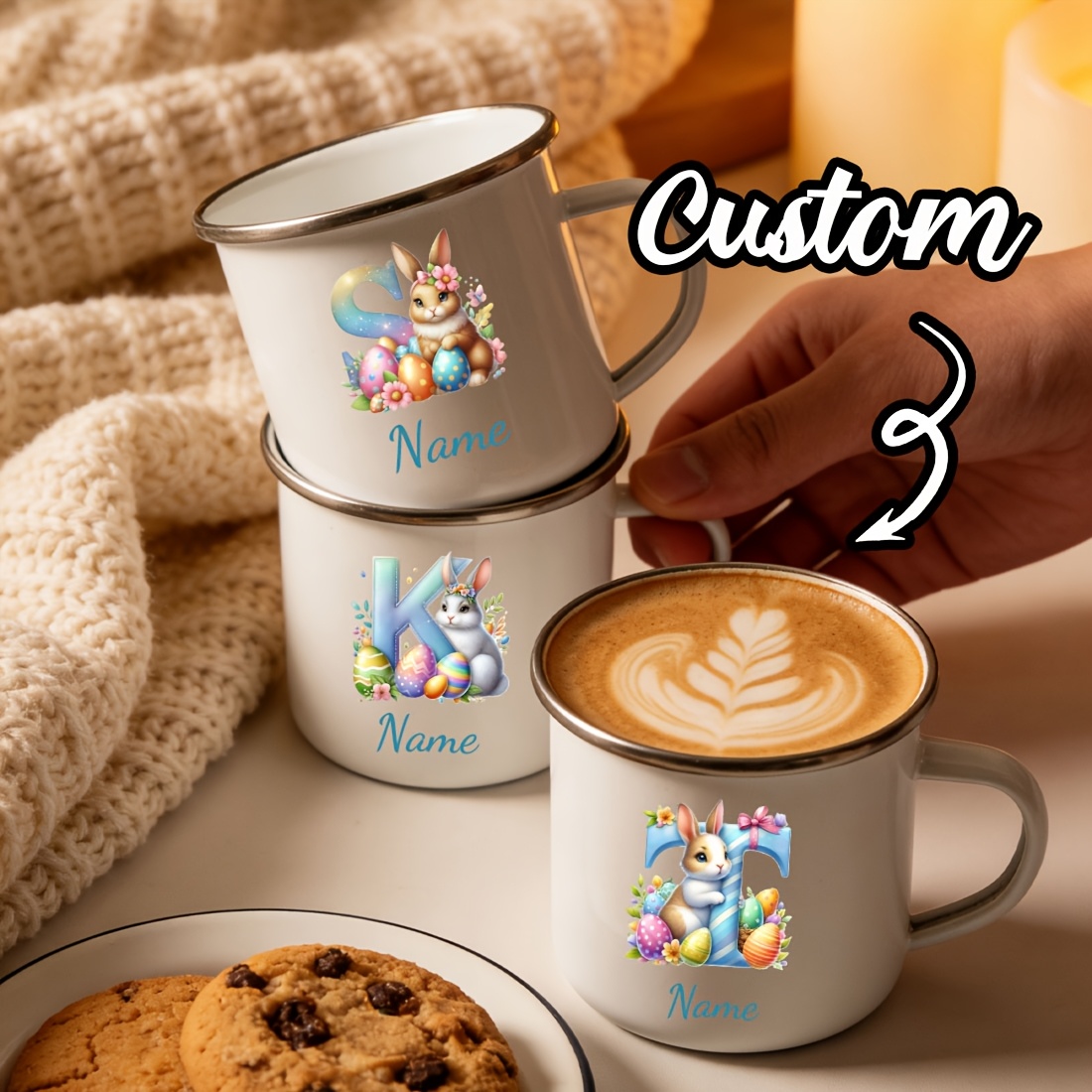 Personalized Mug Floral Initia - огляд і ціна Coffee Equipment Names