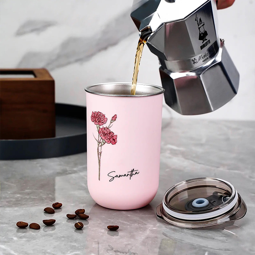 Personalized Birth Flower Coff - огляд і ціна Coffee Equipment Names