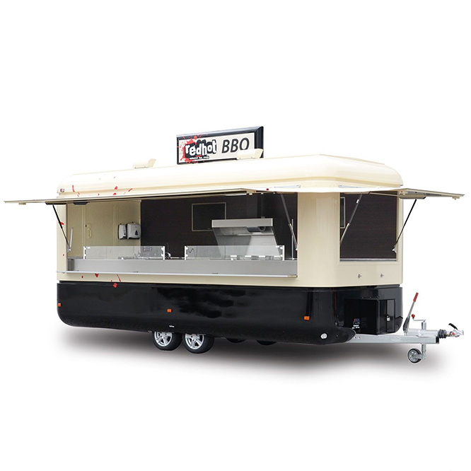 BBQ Concession Trailer Fully E - огляд і ціна Equipment Of Coffee Shop