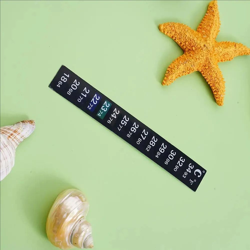 5Pcs/10Pcs Aquarium Fish Tank  - огляд і ціна Temperature Strip Thermometer