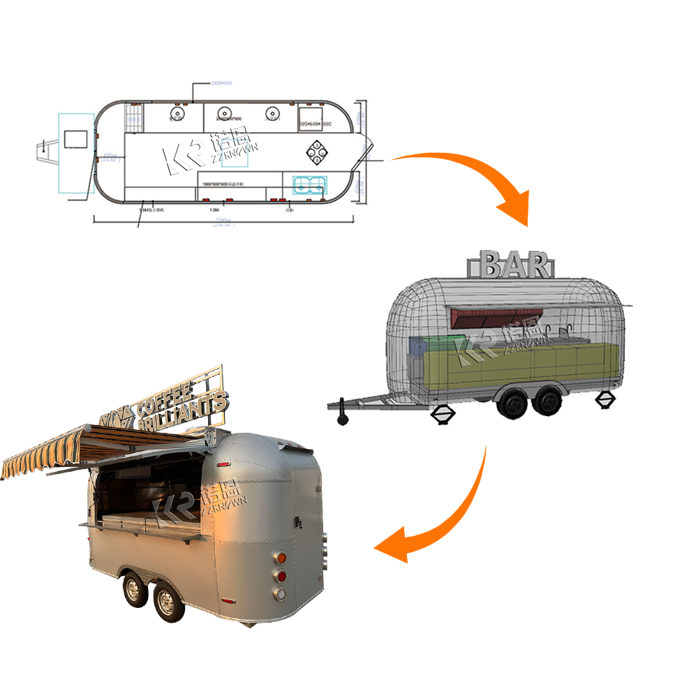 2026 New Design Mobile Food Tr - огляд і ціна Equipment Of Coffee Shop