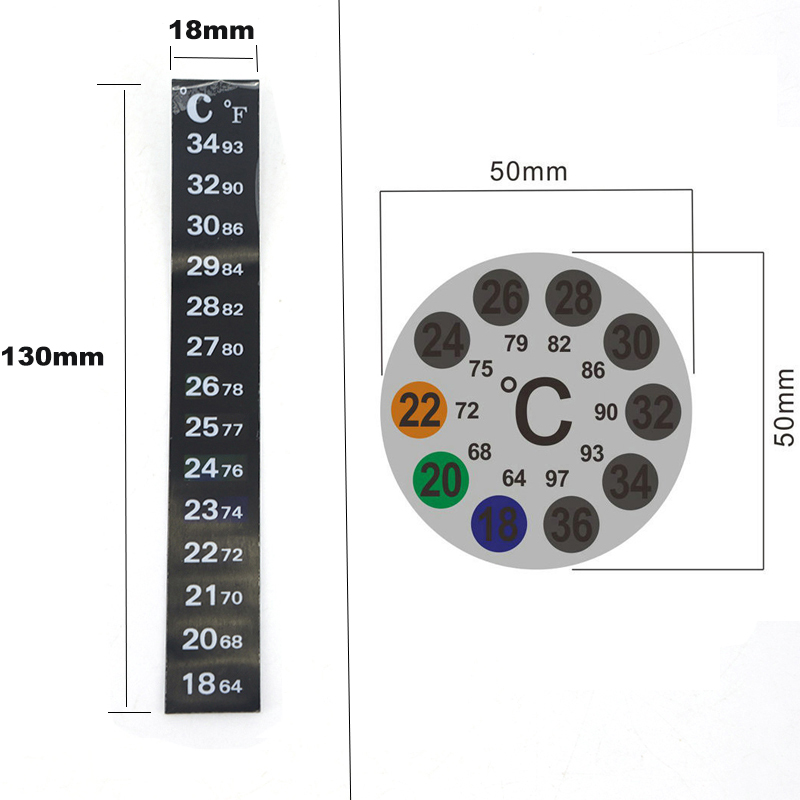 Aquarium Fish Tank Strip Stick - огляд і ціна Temperature Strip Thermometer