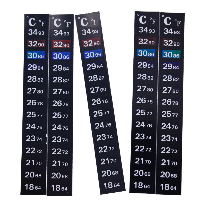 1/2/3/5pcs/lot Change Color Th - огляд і ціна Temperature Strip Thermometer