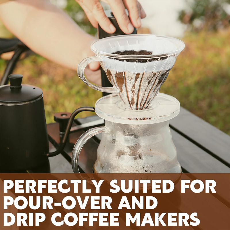 2 Size Coffee Filter Paper V-S - огляд і ціна Coffee Equipment Distributor