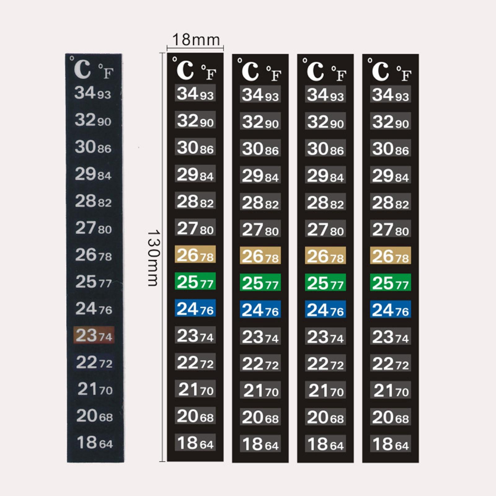 Aquarium Thermometer Strip Tem - огляд і ціна Temperature Strip Thermometer