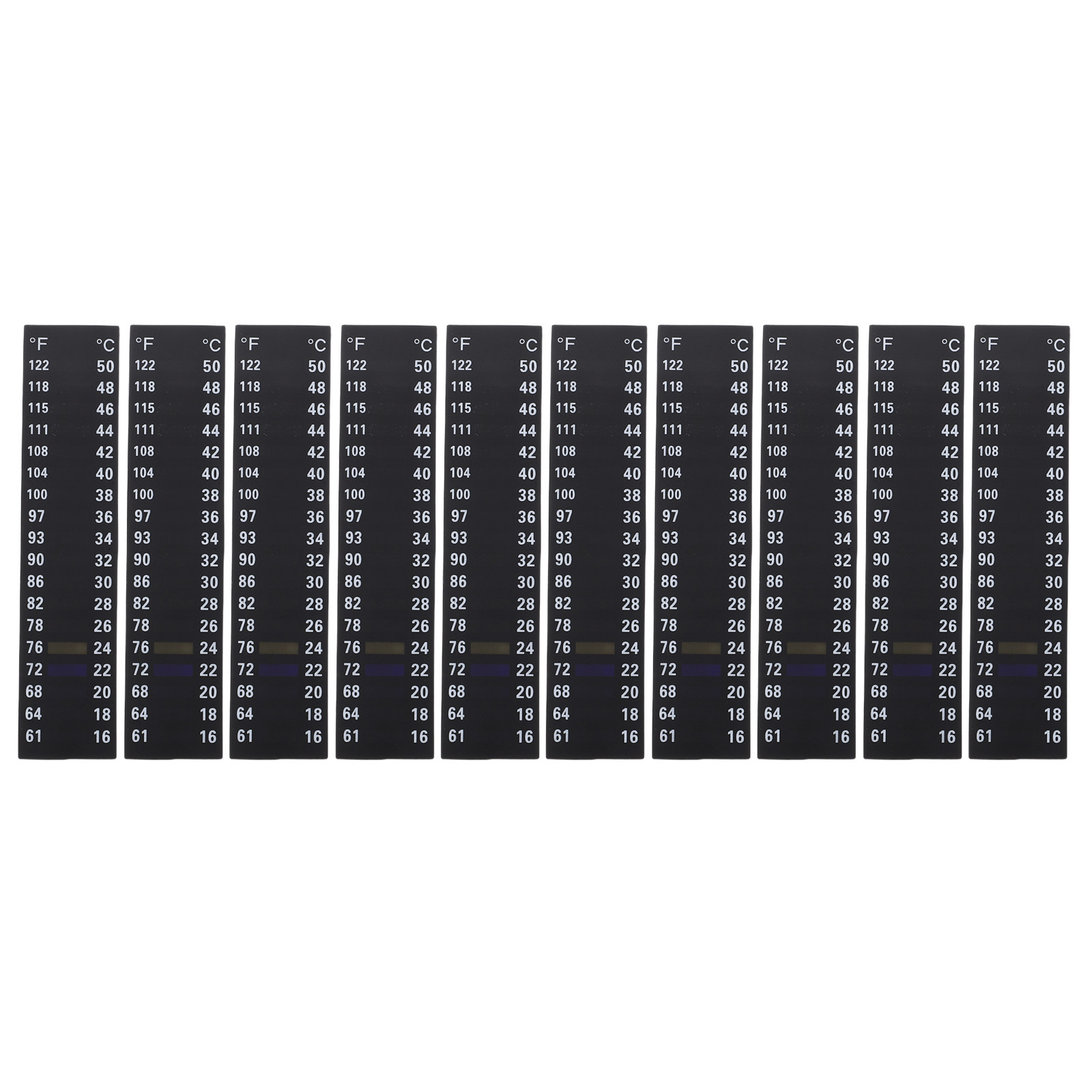 10Pcs Aquarium Water Strips Bo - огляд і ціна Temperature Strip Thermometer