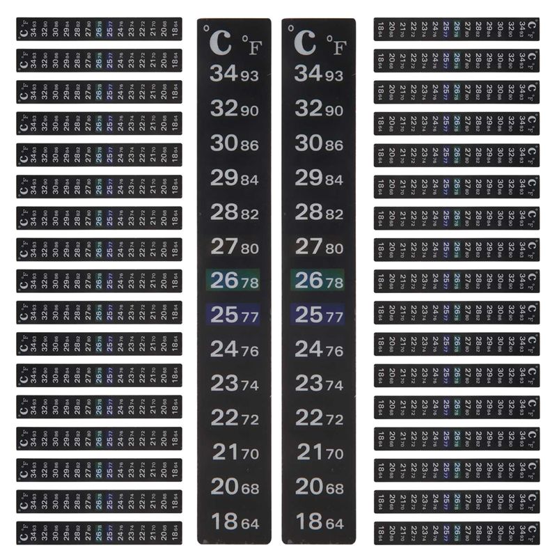 Ideal# 36 Pieces Digital Tempe - огляд і ціна Temperature Strip Thermometer