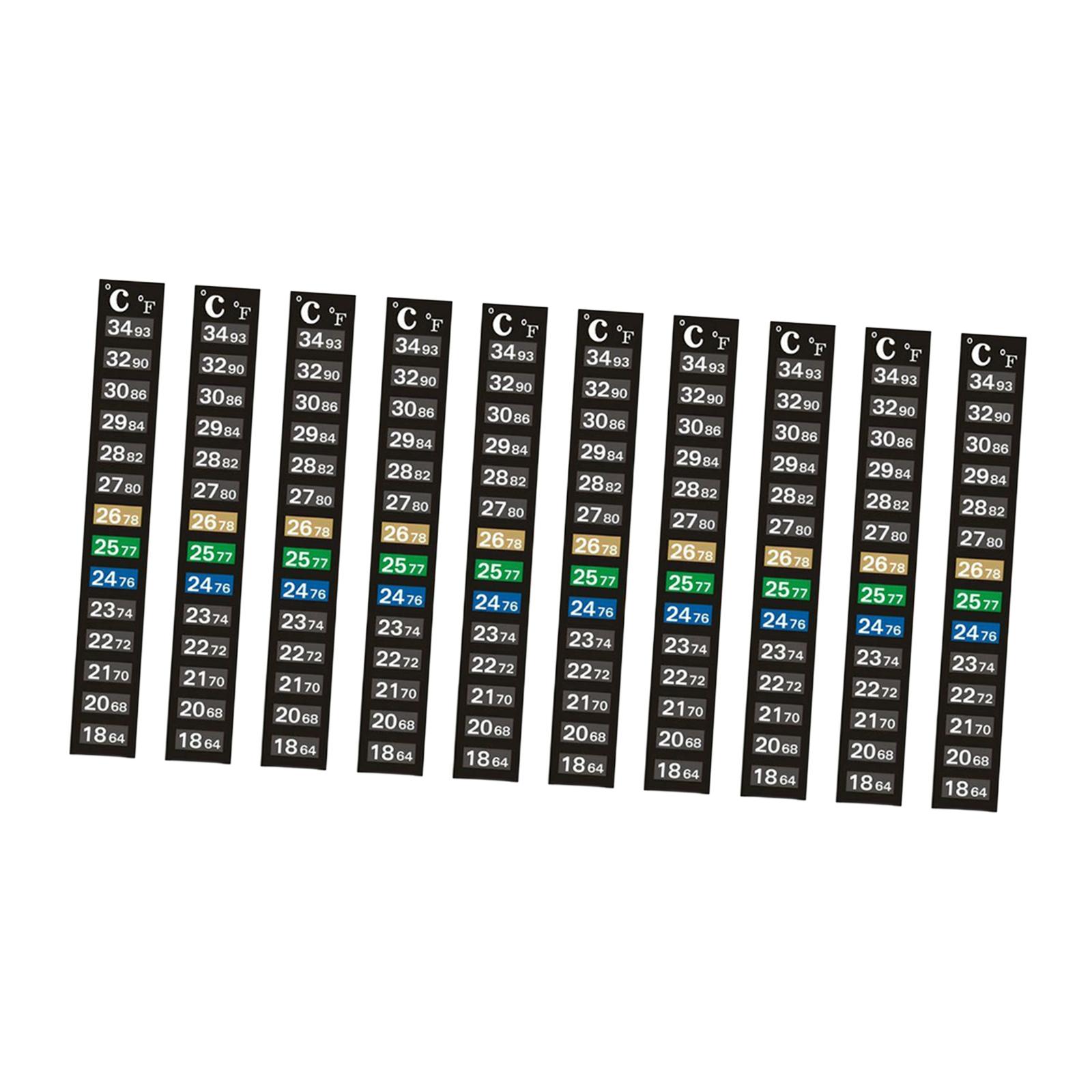 Aquarium Temperature Test Stri - огляд і ціна Temperature Strip Thermometer