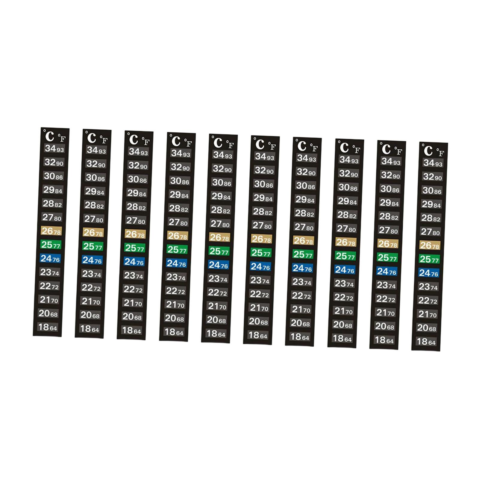 Aquarium Temperature Test Stri - огляд і ціна Temperature Strip Thermometer