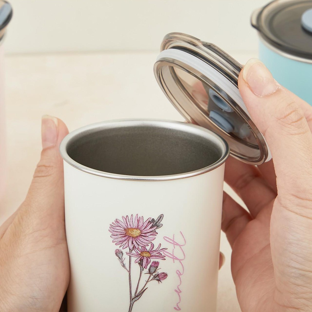 Custom Birth Flower Stainless  - огляд і ціна Coffee Equipment Names
